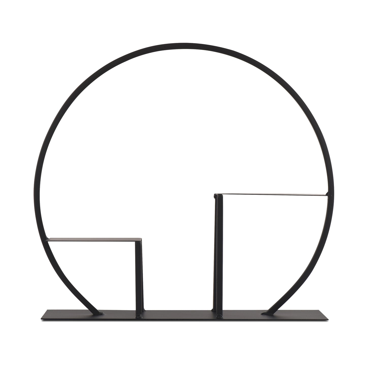 Ständer Edelstahl Regal RING schwarz Vitrine Halter für TonieBox Figuren Magnetisch Metall Kreis Tonie Halterung