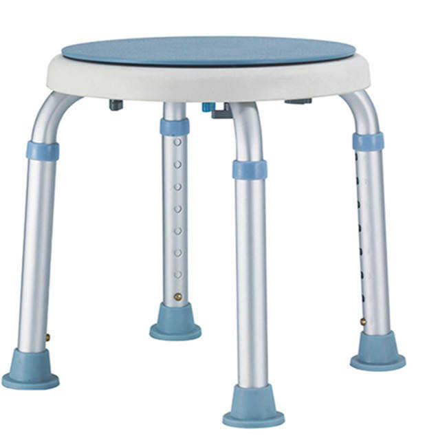 Stabiler 360° drehbarer Duschhocker Duschstuhl Drehstuhl Dusche Badewanne HÖHENVERSTELLBAR Hocker Bad Senioren geeignet
