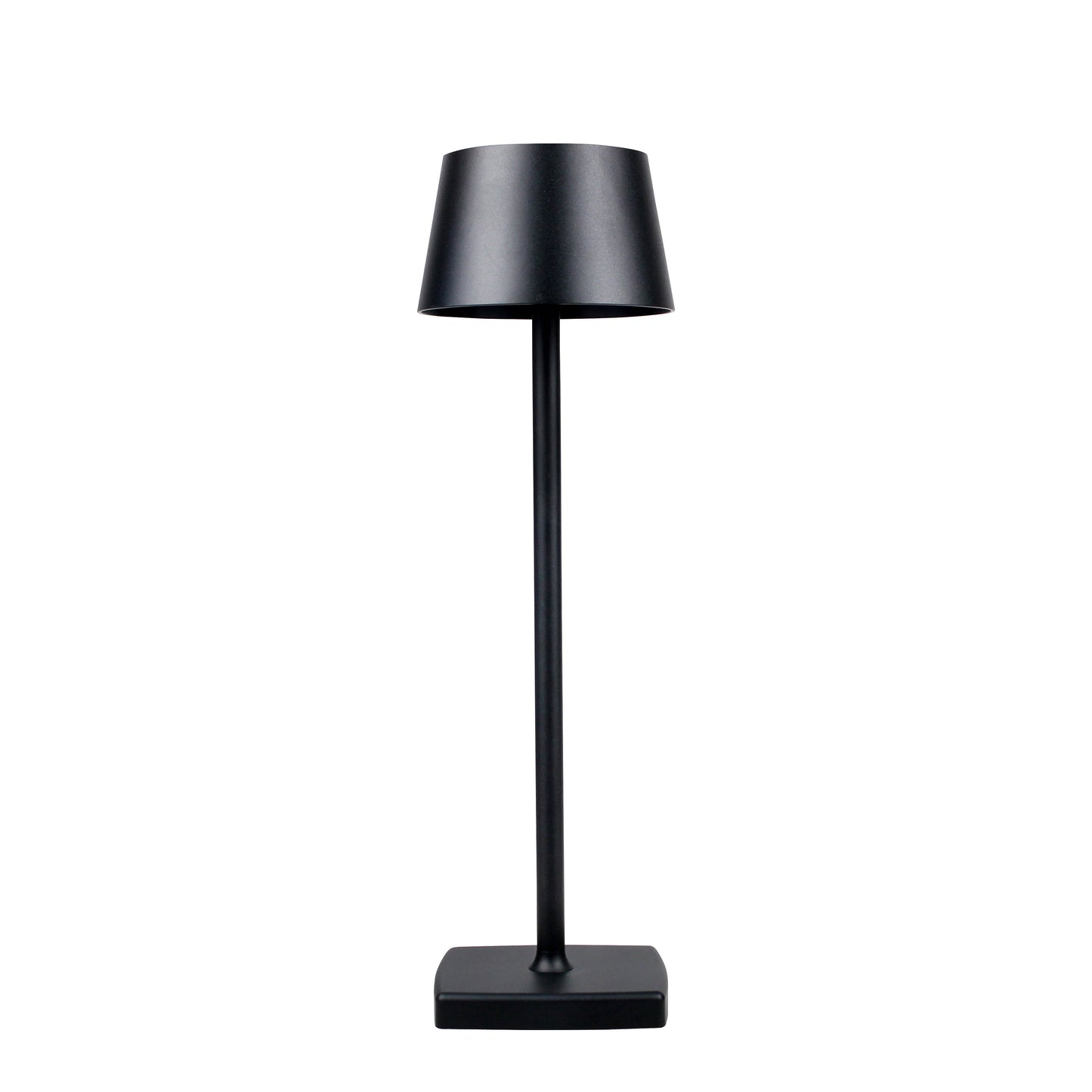 PREMIUM Tischlampe schwarz matt LED warmweiß massiv Tischleuchte dimmbar touch extrem hell Lampe