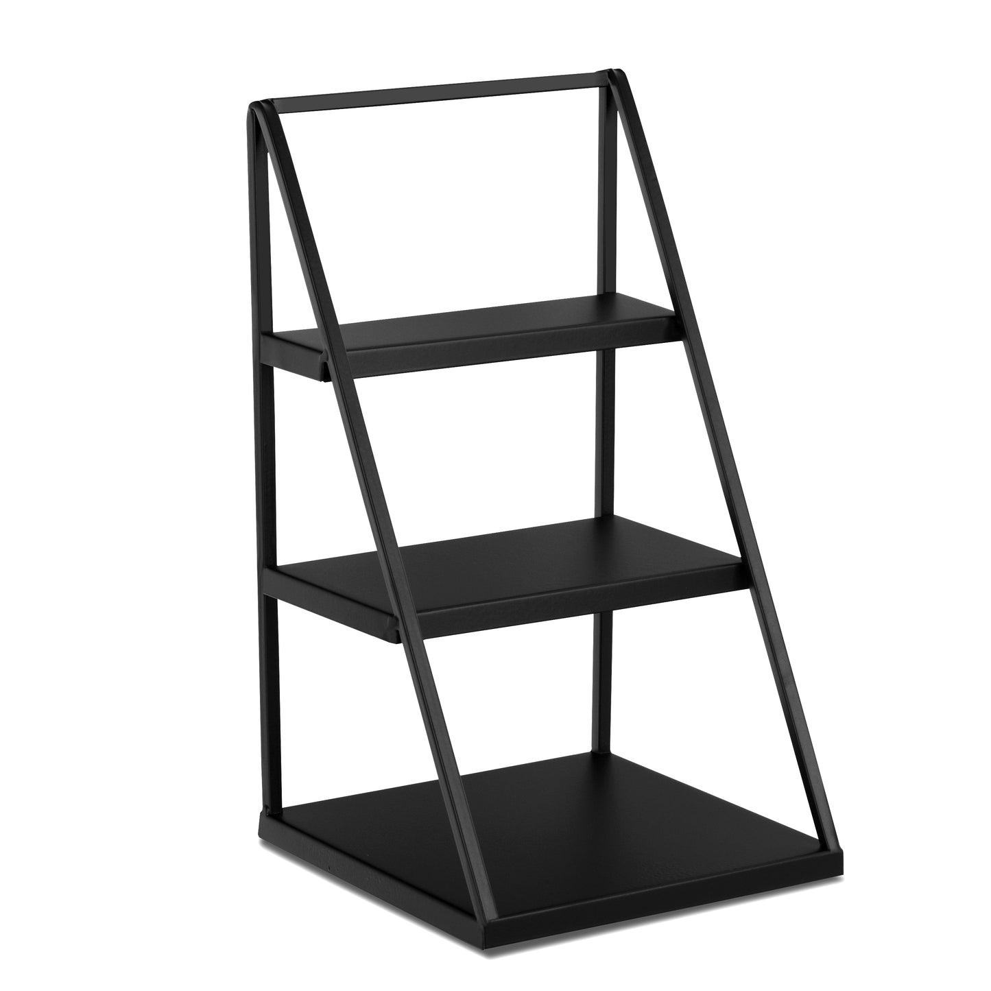 Ständer Edelstahl Regal TREPPE schwarz Vitrine Halter für TonieBox Figuren Magnetisch Metall