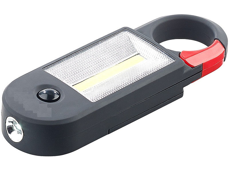 PROFI Arbeitslampe Arbeitsleuchte Karabinerhaken Haken Arbeitslampe Hängelampe