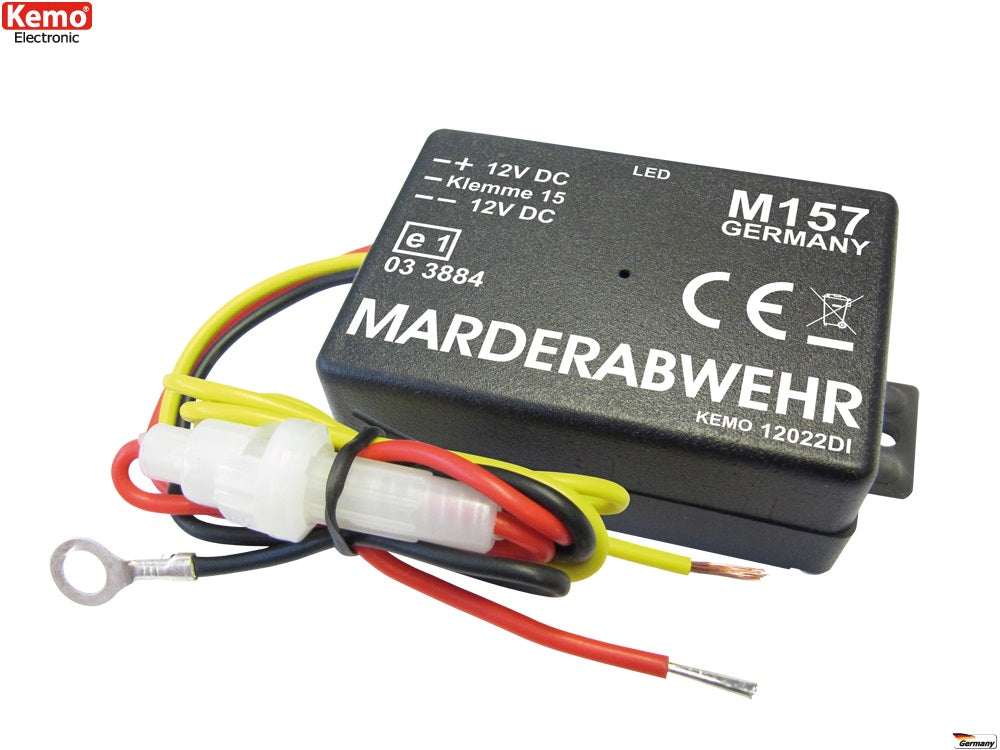 PROFI Marderabwehr verjagt Marder aus parkendem Auto Garage M157 wenig Strom! EX