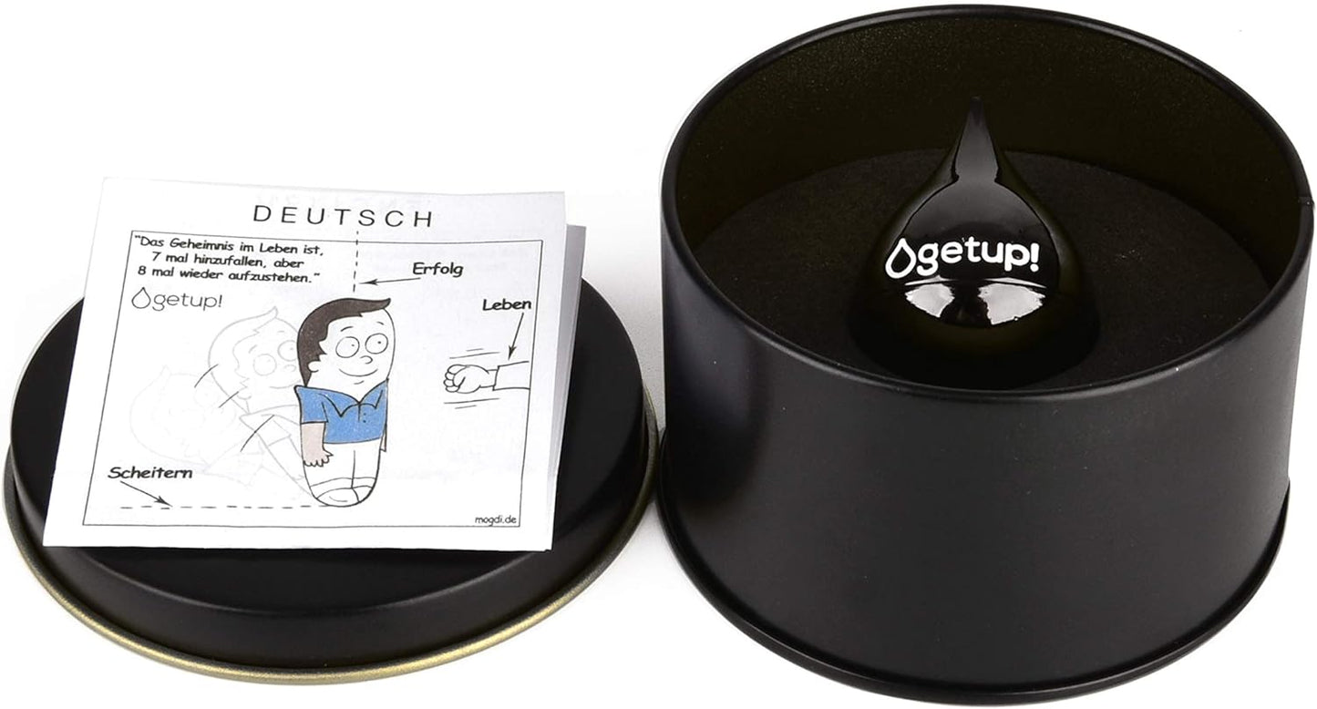 getup! mini Motivator Stehaufmännchen persönliches Geschenk Kraft Glücksbringer Talisman Freundschaft für Frauen & Männer Durchhalten Hoffnung Mut Erfolg Genesung Resilienz Schutzengel