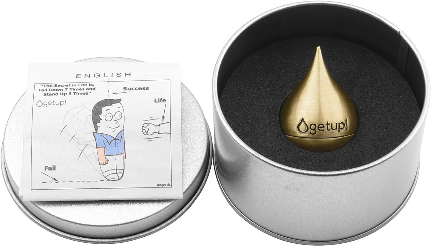 getup! mini Motivator Stehaufmännchen persönliches Geschenk Kraft Glücksbringer Talisman Freundschaft für Frauen & Männer Durchhalten Hoffnung Mut Erfolg Genesung Resilienz Schutzengel
