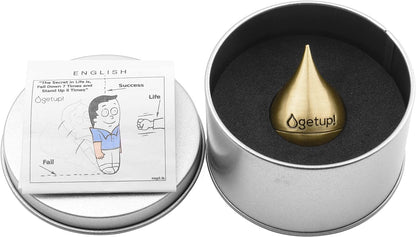 getup! mini Motivator Stehaufmännchen persönliches Geschenk Kraft Glücksbringer Talisman Freundschaft für Frauen & Männer Durchhalten Hoffnung Mut Erfolg Genesung Resilienz Schutzengel