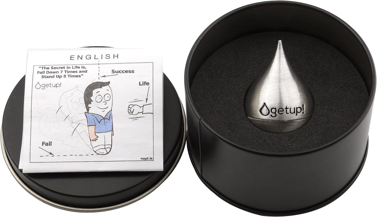 getup! mini Motivator Stehaufmännchen persönliches Geschenk Kraft Glücksbringer Talisman Freundschaft für Frauen & Männer Durchhalten Hoffnung Mut Erfolg Genesung Resilienz Schutzengel