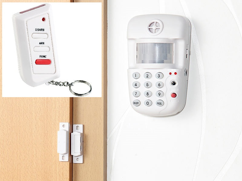 PRO Hausalarm Alarmanlage Bewegungsmelder Tür Fenster Sensor Fernbedienung Code