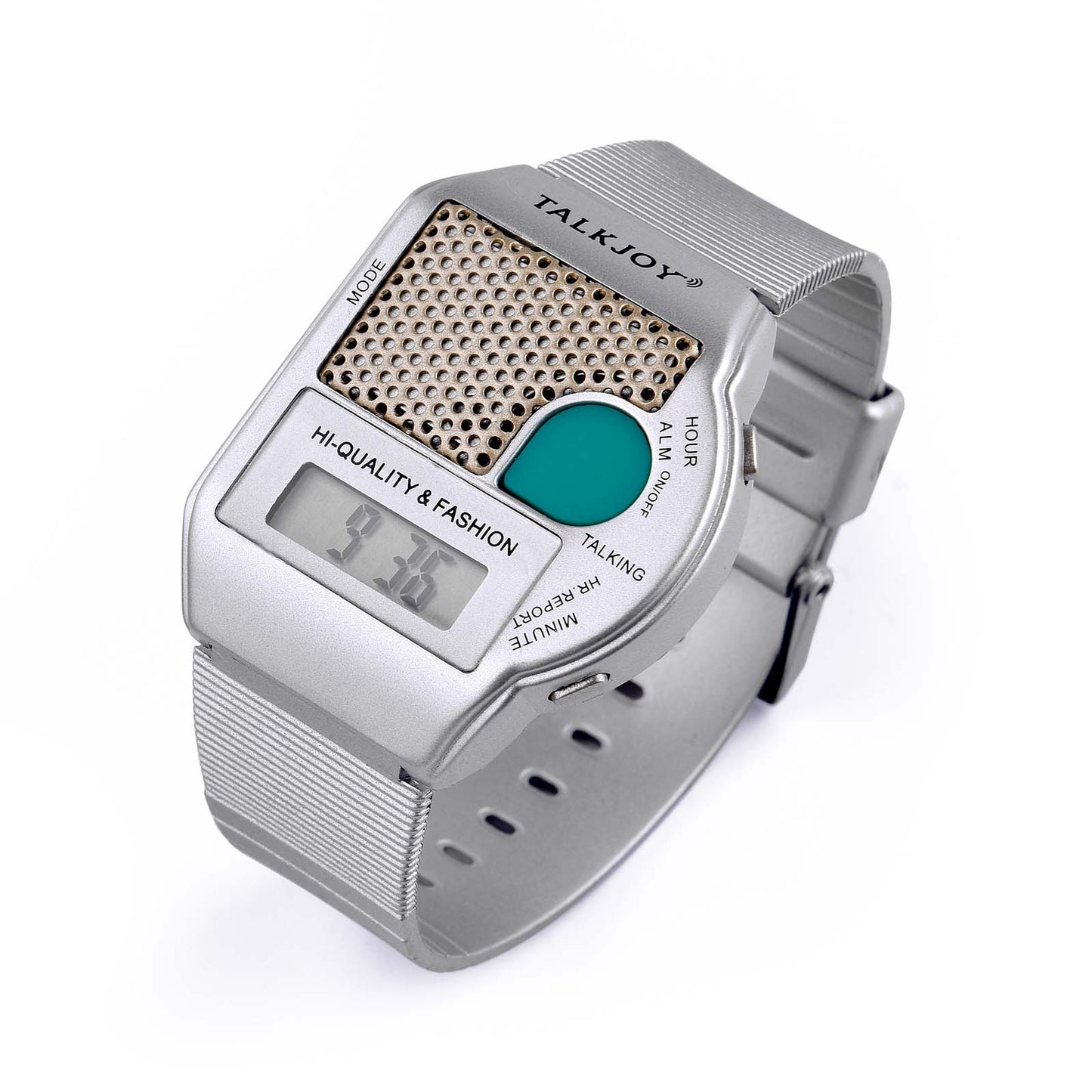 Sprechende Armbanduhr Big Button Blindenuhr Wecker Senioren Uhr Ansage Uhrzeit Sprachausgabe