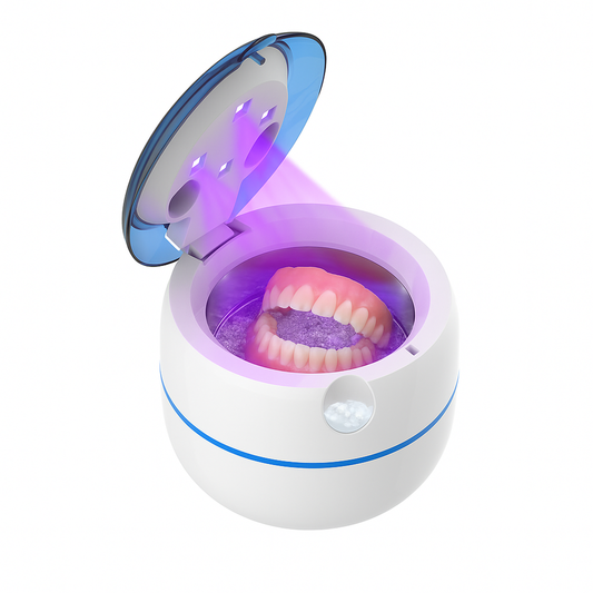 Ultraschallreinigungsgerät mit UV, 45000 Hz, 200 ml Dental Pod für Zahnbürsten