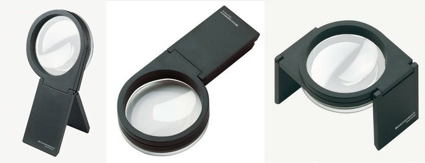 PROFI Standlupe Handlupe Leselupe mit Stativ Ständer Lupe mit beweglichem Griff